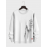Mens Chinese Mountain Ink Print Crew Neck Pullover Sweatshirts