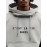 Mens Letter Print Flap Pocket Casual Drawstring Hoodies Winter